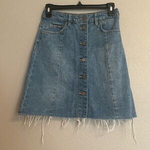 All Saints Denim Skirt